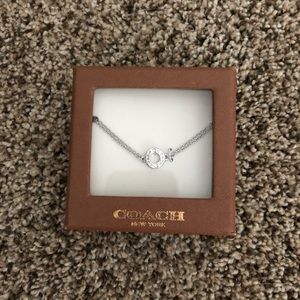 Coach silver bracelet